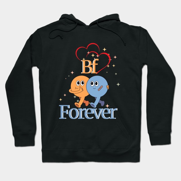 Best Friends Forever Hoodie by Proway Design